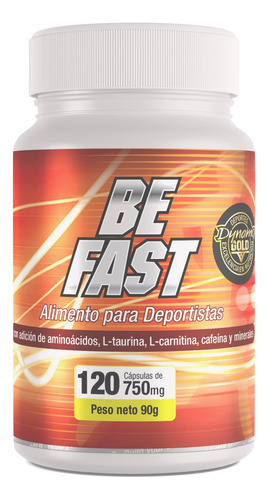 Energisante Natural Befast 120 Capsulas 750 Mg