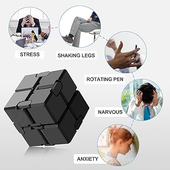 Cubo Mágico Infinito Anti Ansiedad Estrés Compresión Autismo