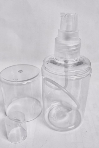 50 Botellas De 100 Ml Tubo Body+dosificador R20+tapa Alta