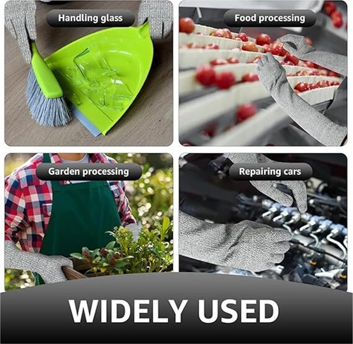 Guantes Resistentes A Cortes De Nivel 5 Para Protección De B