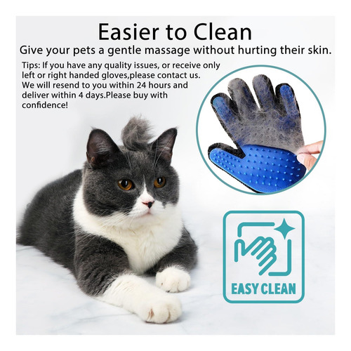 Cepillo De Guantes De Aseo Gjease De Gatos, Herramienta De Y