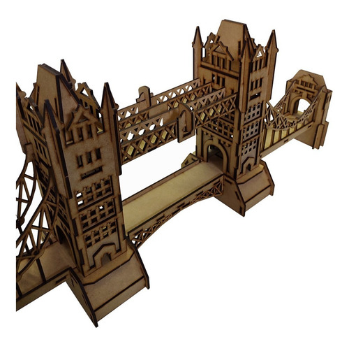 Imagen 5 de 5 de Rompecabezas 3d Puente De Londres / London Bridge Maqueta