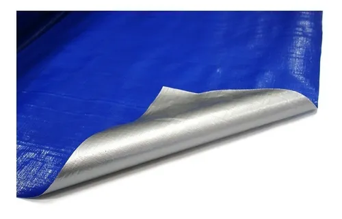 comprar Lona Rafia Laminada Azul Impermeable 200g 2m Ancho X Metro Azul