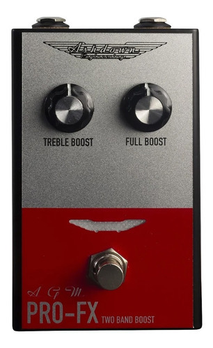 Pedal Boost Para Guitarra O Bajo Ashdown Two Band Boost Color Rojo