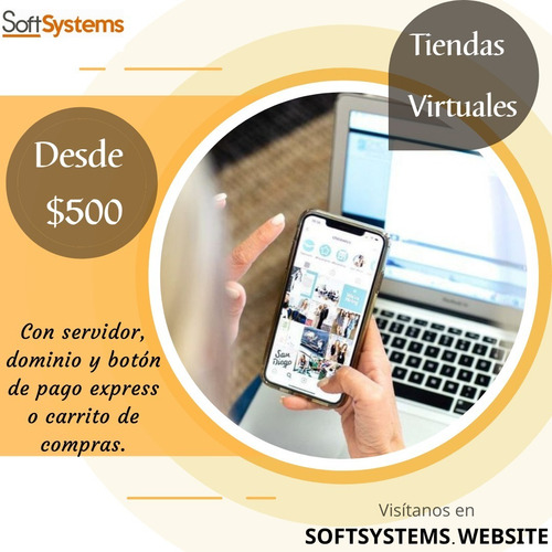 Imagen 1 de 5 de Tienda Virtual O Página Web Barato, Sistema Web Y App