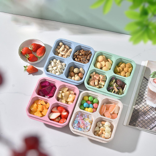 Paquete De 5 Fiambreras Bento, Contenedores De 4
