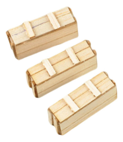 1/35 Caja De Madera Modelo De Construcción O Estilo