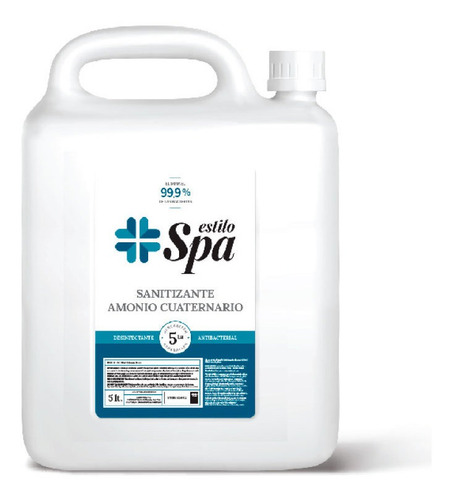 Spa Sanitizante Amonio X5l.    