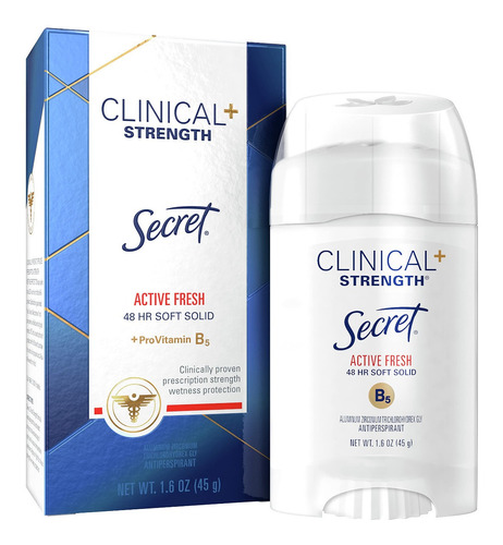 Antitranspirante Secret Clinical Strength Active Soft Solid