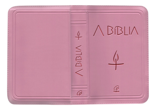 A Bíblia - Zíper Rosa, De Paulinas Editora. Editorial Paulinas, Capa Mole Em Português
