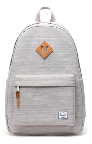 Herschel Heritage: Mochila Rayada Gris Claro, Talla Única