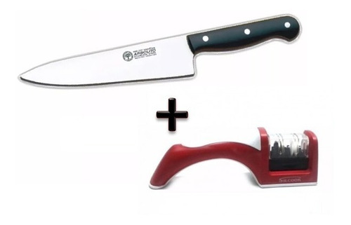 Cuchillo Cheff 8308 20 Cm Boker Arbolito + Afilador Silcook