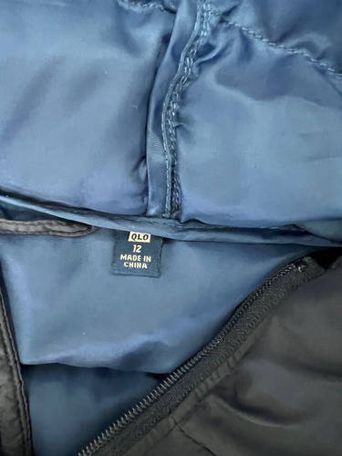 Campera Uniqlo Talle 11-12y Niño Azul Clara/oscuro (Usado)