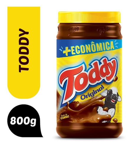 Achocolatado Em Pó Original Toddy Pote 800g + Econômica