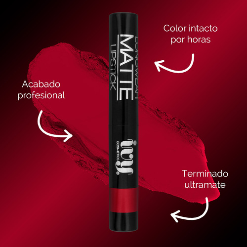 Labial Longwear Matte Lipstick Ivy Red Velvet