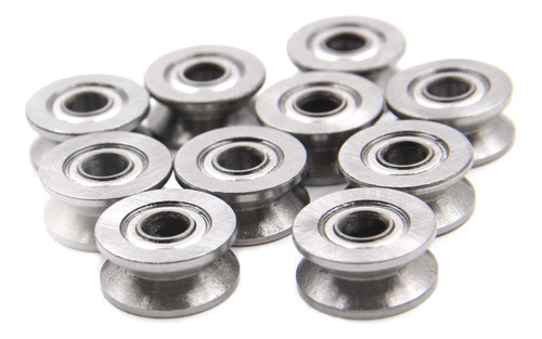 20pcs 1.5mm Deep Metal 5 Groove Guide Pulley Bearing Wheel