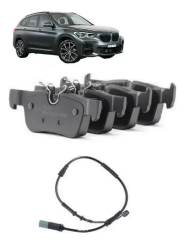 Kit Pastilla + Sensor Remsa Bmw X1 F48 18i Trasero