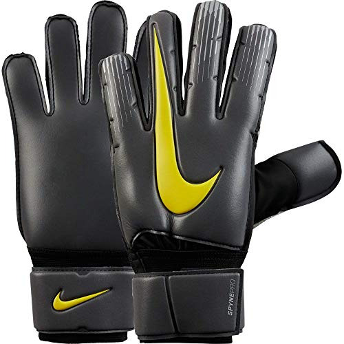 Nike Spyne Pro Soccer Goalkeeper Gloves (7, Gray/yellow)