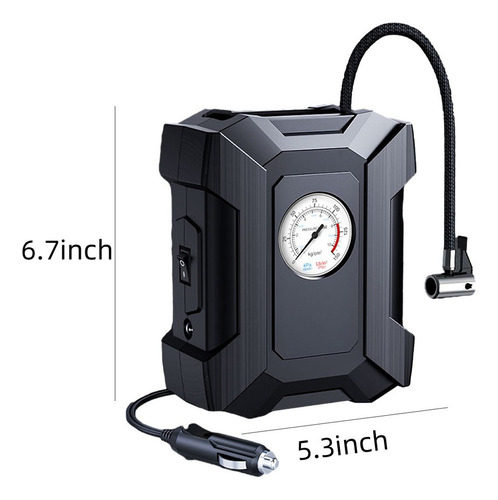 * Inflador De Neumáticos De 150 Psi, Portátil Y Duradero,