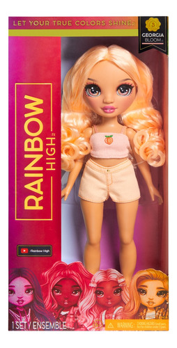 Muñeca Rainbow High 27cm Georgia Bloom Opp Serie 3