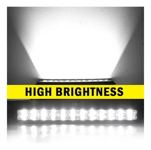 Barra Led Neblinero 50cm 8d Lupa Dual Flash 1pcs