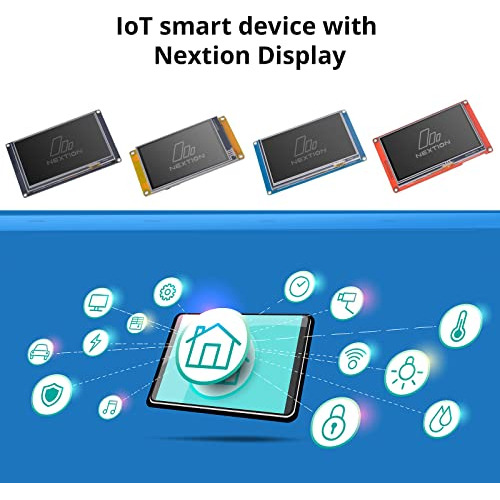 Módulo De Pantalla Hmi Mejorado Nextion 3.5 Nx4832k035 Resis