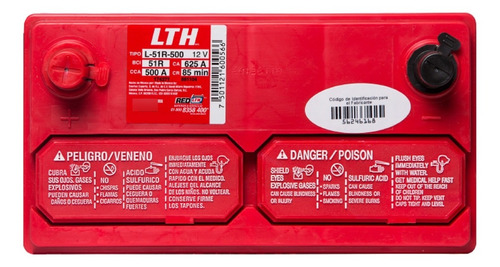 Batería Lth Para Acura Tsx Mod 2007