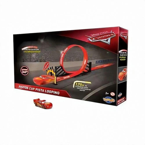Imagem 1 de 1 de Pista Carros Disney - Mcqueen Piston Cup Looping - Toyng