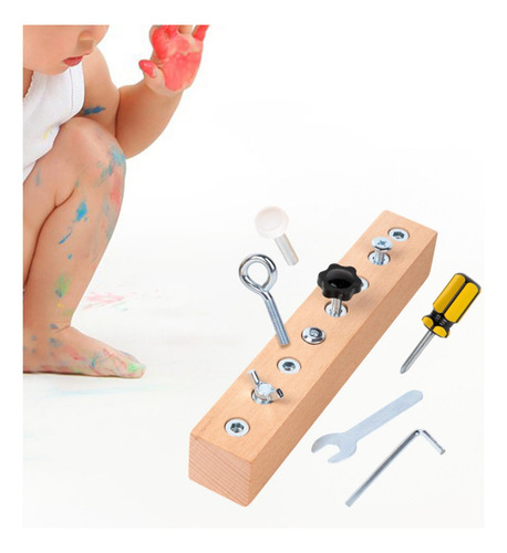 Juego De Tablero De Destornilladores De Madera, Tablero De
