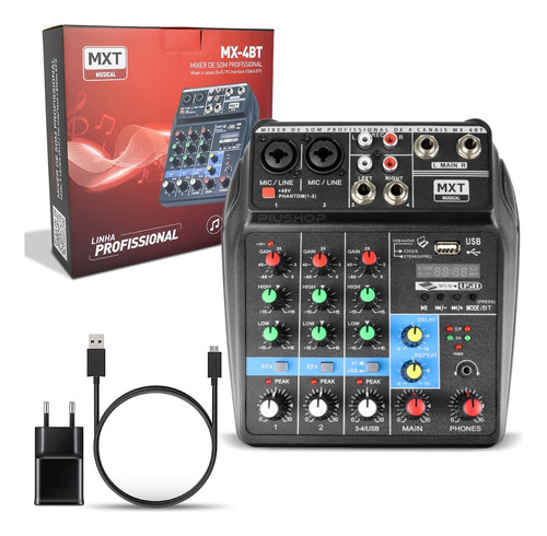 Kit Caixa De Som Ativa E Passiva 12 500w Com Mesa Bluetooth