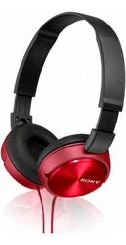 Audífonos Sony Over Ear Con Micrófono Mdr Zx310ap Rojo