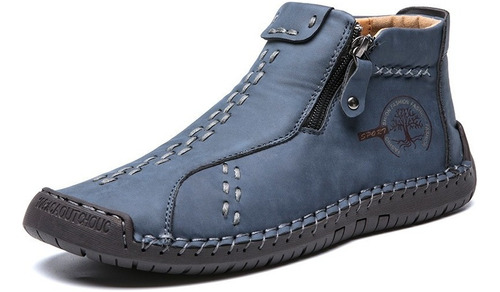 Zapatos Casuales De Cuero Hombre Botas Caminar Senderismo