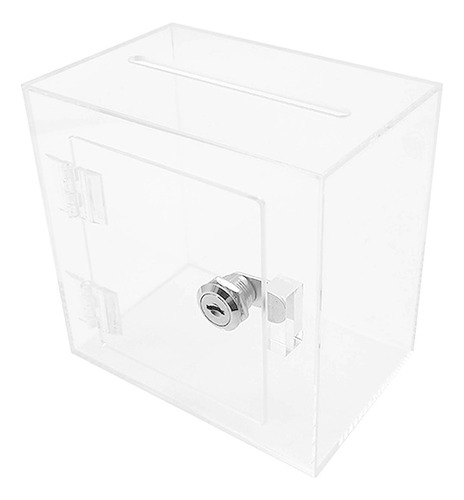 S Caja De Sugerencias, Urna Transparente, Caja De Rifa, S