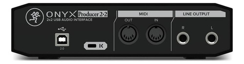 Interfaz De Audio Mackie Onyx Producer 2.2 Negro