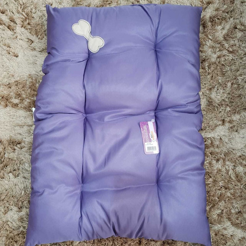 Imagem 3 de 3 de Cama Para Cachorro Colchão Futon Tamanho G 70x50 Cm Lilas