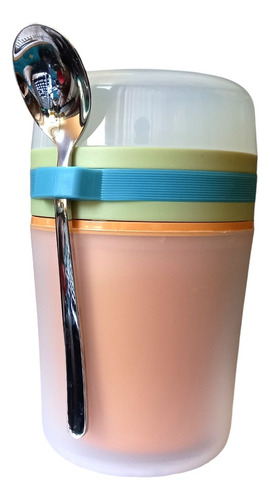 Vaso Con Contenedor Y Cuchara Casaideas