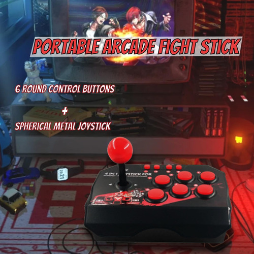 Ebtools Fight Stick Portable, Fighting Stick Fighter Usb