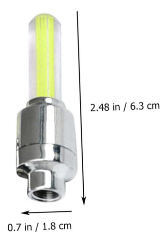 Valvula De Bicicleta Luz Neumatico De Luz Rueda De Bicicleta
