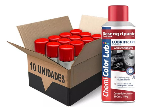Spray Desimgripante Chemicolor 300ml - 180g Qualidade- 10uni