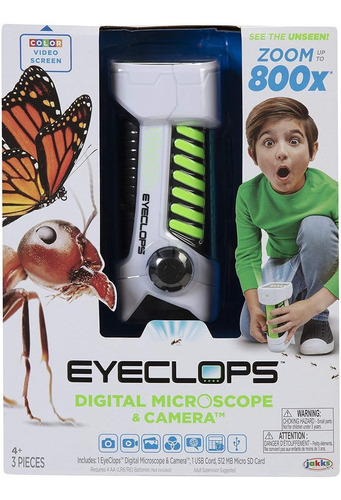 Eyeclops Microscopio Digital Y Cámara Con Construido En Pant