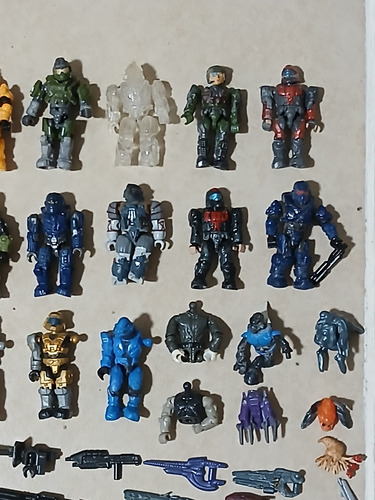 Figura Halo Mega Blocks Lote (detalles) (Usado)