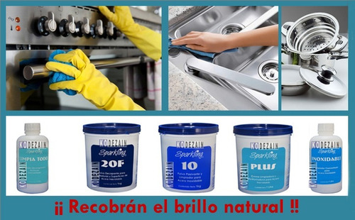 Limpiador De Acero Inoxidable Sparkling Inoxklin Ultra 125ml