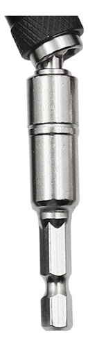 Soporte De Broca De Pivote Magnético De 1/4 Negro Plata