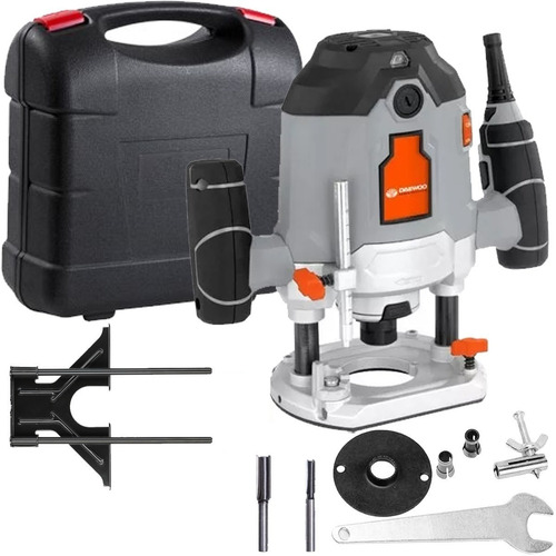 Imagen 6 de 8 de Fresadora Router Rebajadora Tupi Daewoo 1250w + Acces 6-8mm