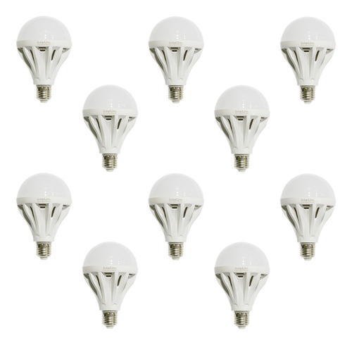 20 Lámparas Led 12v E27 12w Para Conectar A Baterías De 12v Luz Blanco