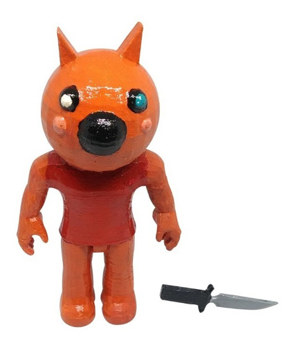 Foxy Piggy Roblox Figura Impresa 3d Pintada A Mano 11 Cm