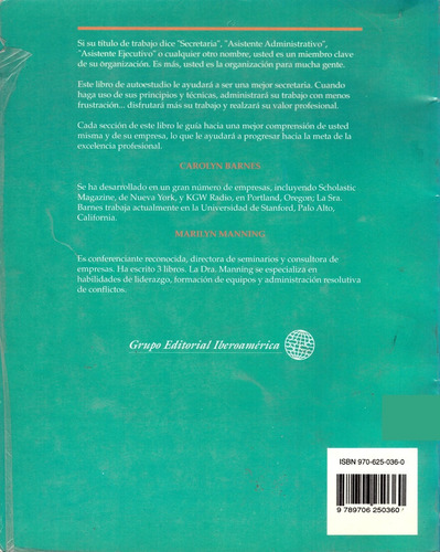 Excelencia Profesional Para Secretarias - Manning, Barnes
