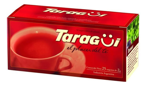 Té Taragüi negro en saquitos Clásico 50 g 25 u