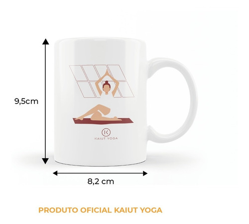 Imagem 2 de 4 de Caneca Original Kaiut Yoga (1 Unidade)