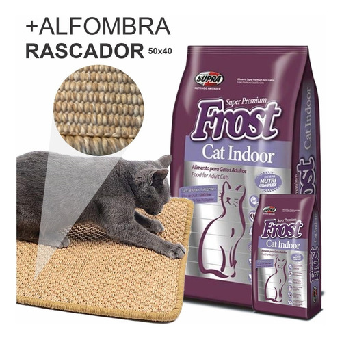 Imagen 1 de 3 de Ración Frost Gatos Cat Indoor 8,5k + Regalos, Envío Gratis*